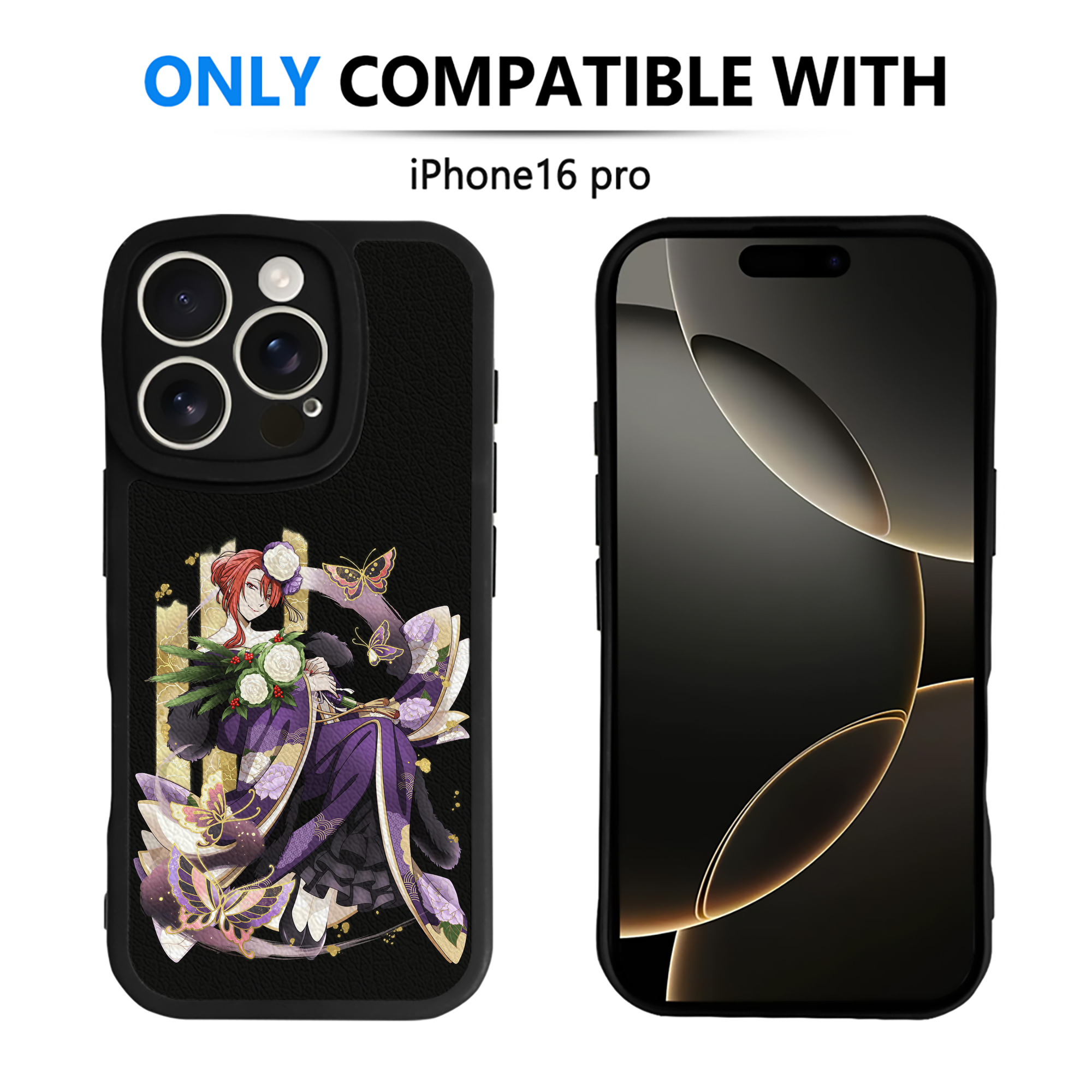 （画像用） 文豪ストレイドッグス Bungo Stray Dogs 【iPhone 16シリーズ対応】シリコンスマホケース（レザー調） 材質：シリコン